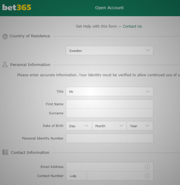 Sign in Bet365