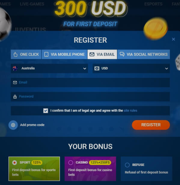 Mostbet Registration and verification process