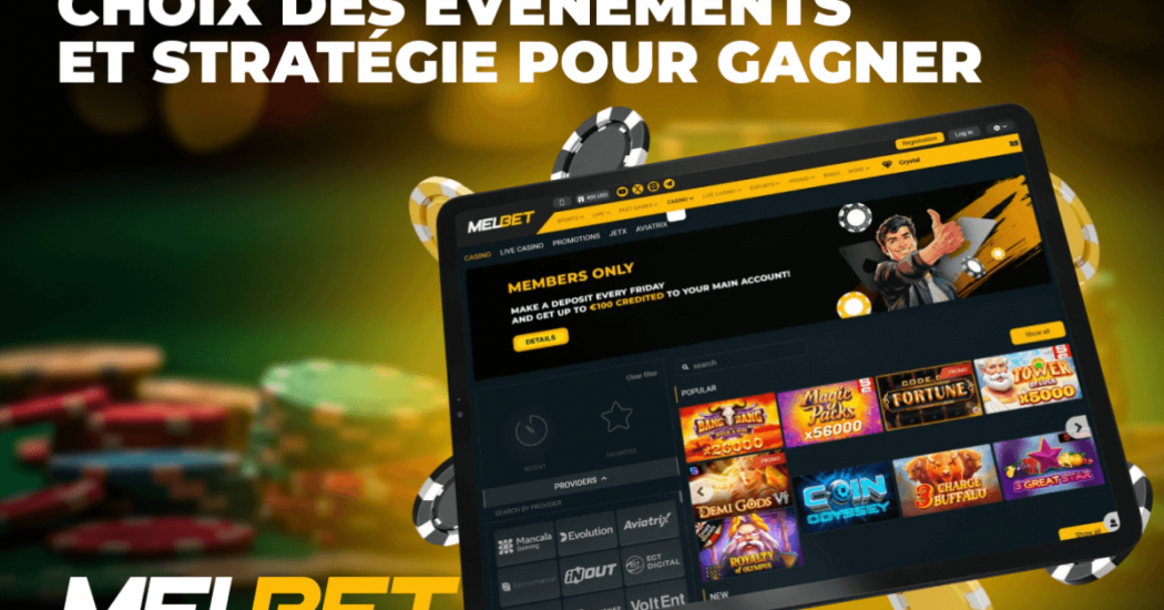 Choix des événements et stratégie pour gagner